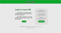 Desktop Screenshot of learncs8.com