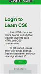Mobile Screenshot of learncs8.com