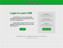 Tablet Screenshot of learncs8.com